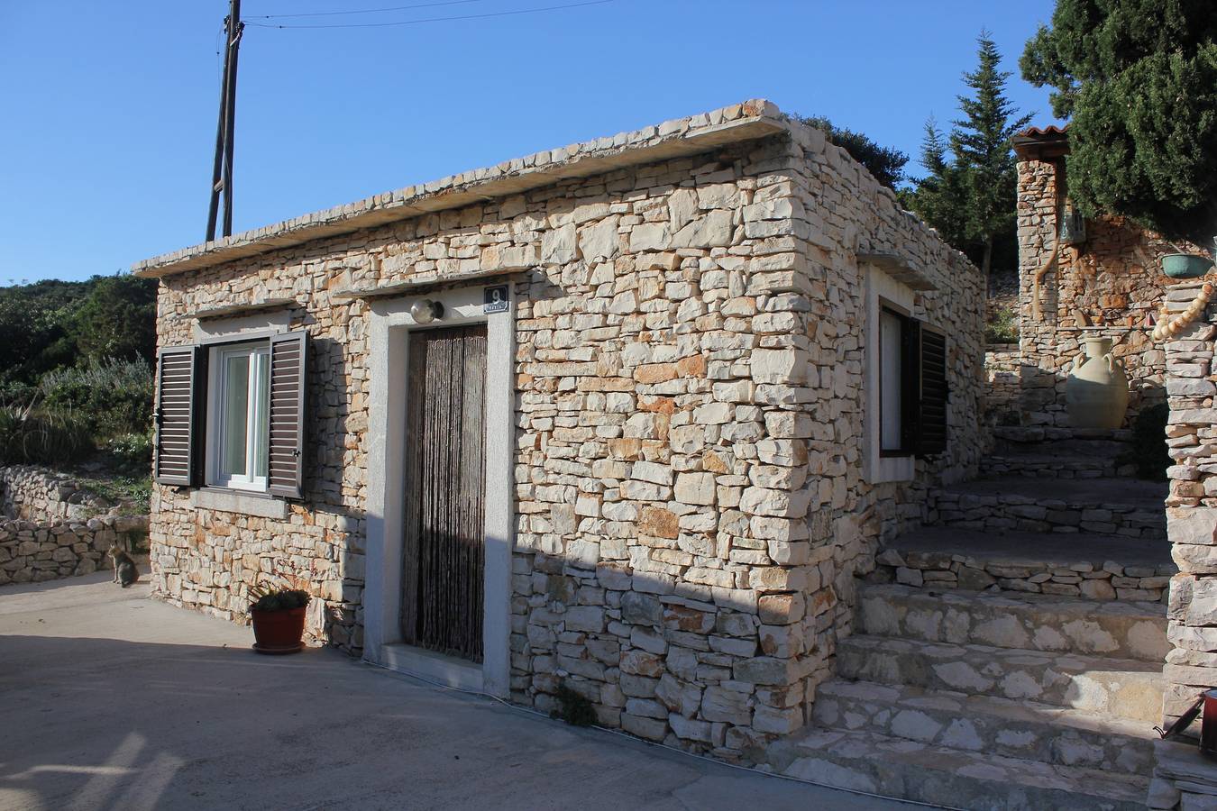 1-Zimmer-Haus mit Terrasse und Meerblick Bucht Parja, Vis K-8903 in Vis Stadt, Split-Dalmatien