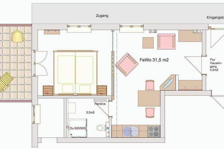 B&b für 3 Personen, mit Garten am Tegernsee - 2