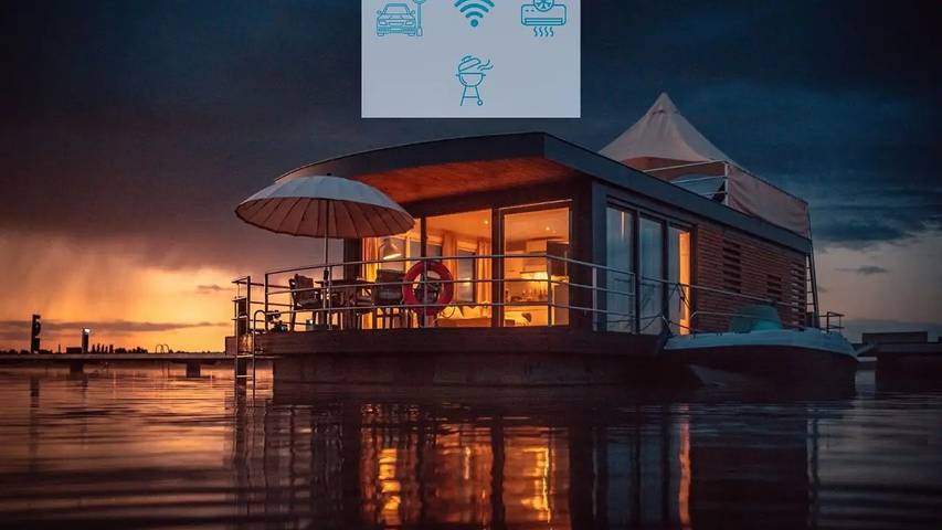 Ferienhaus mit Meerblick für 6 Personen, mit Terrasse