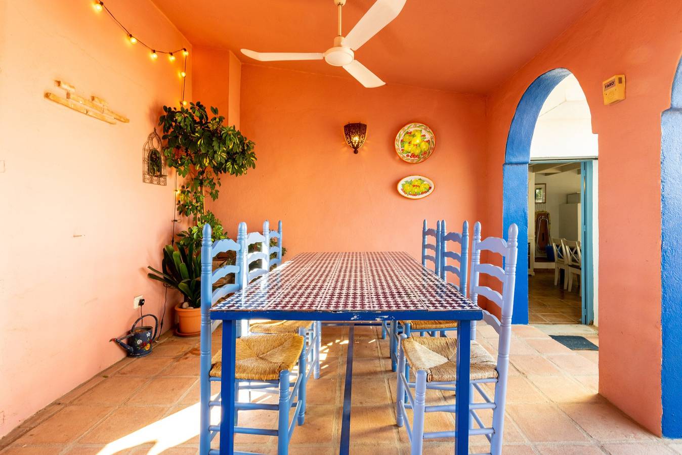 "Ländliches Dorf mit fantastischer Aussicht Cottage" mit Bergblick, Pool, Klimaanlage und Wlan in Moclinejo, Costa del Sol