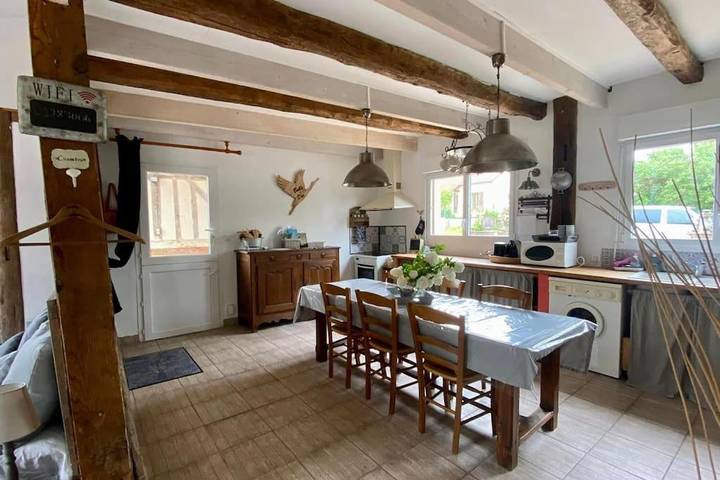 Maison de vacances pour 6 personnes, avec jardin ainsi que piscine et vue