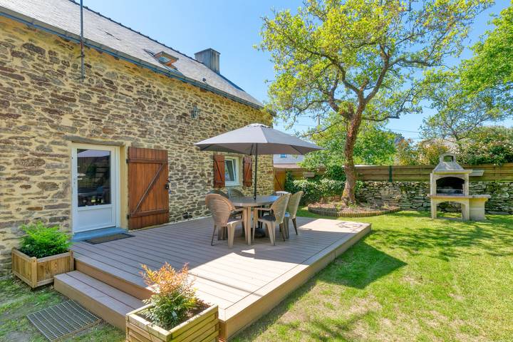 Vakantiehuis voor 6 personen, met tuin, kindvriendelijk in Morbihan