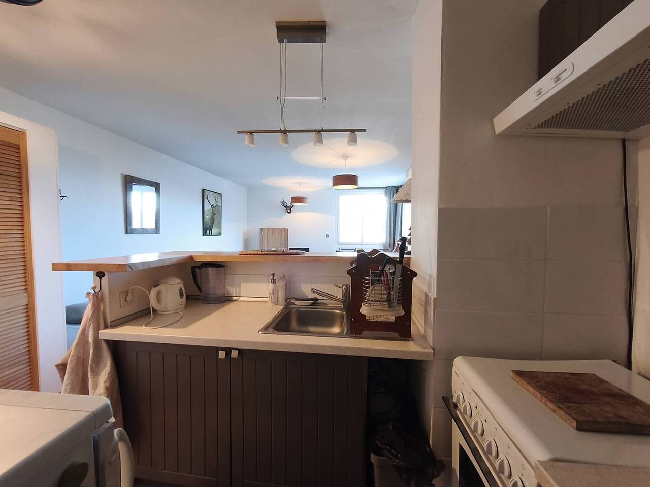 Appartement entier, Appartement 2 chambres au pied des pistes, 6 couchages in Le Sauze, Enchastrayes