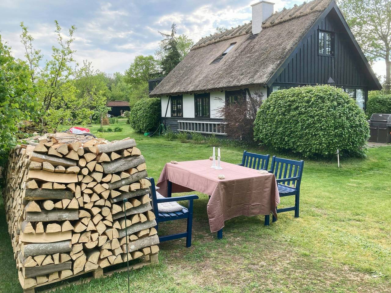 Gemütliches Waldhaus mit Fjordblick bei Jægerspris in Kulhuse, Frederikssund und Umgebung