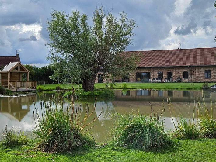 Location de vacances pour 5 personnes, avec vue ainsi que jardin et vue sur le lac, animaux acceptés à Fromelles - 4
