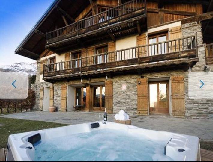 Gîte pour 14 personnes, avec jacuzzi et jardin ainsi que sauna et terrasse à Séez - 2