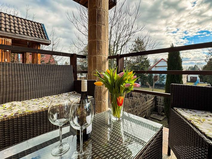 Ferienwohnung für 8 Personen, mit Balkon und Garten in Zamardi - 3