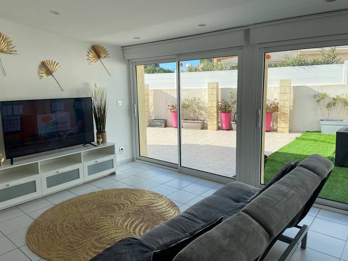 Location de vacances pour 6 personnes, avec jardin et bassin pour enfant à Vic-la-Gardiole