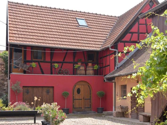Location de vacances pour 8 personnes, avec vue ainsi que terrasse et piscine à Ingersheim - 2