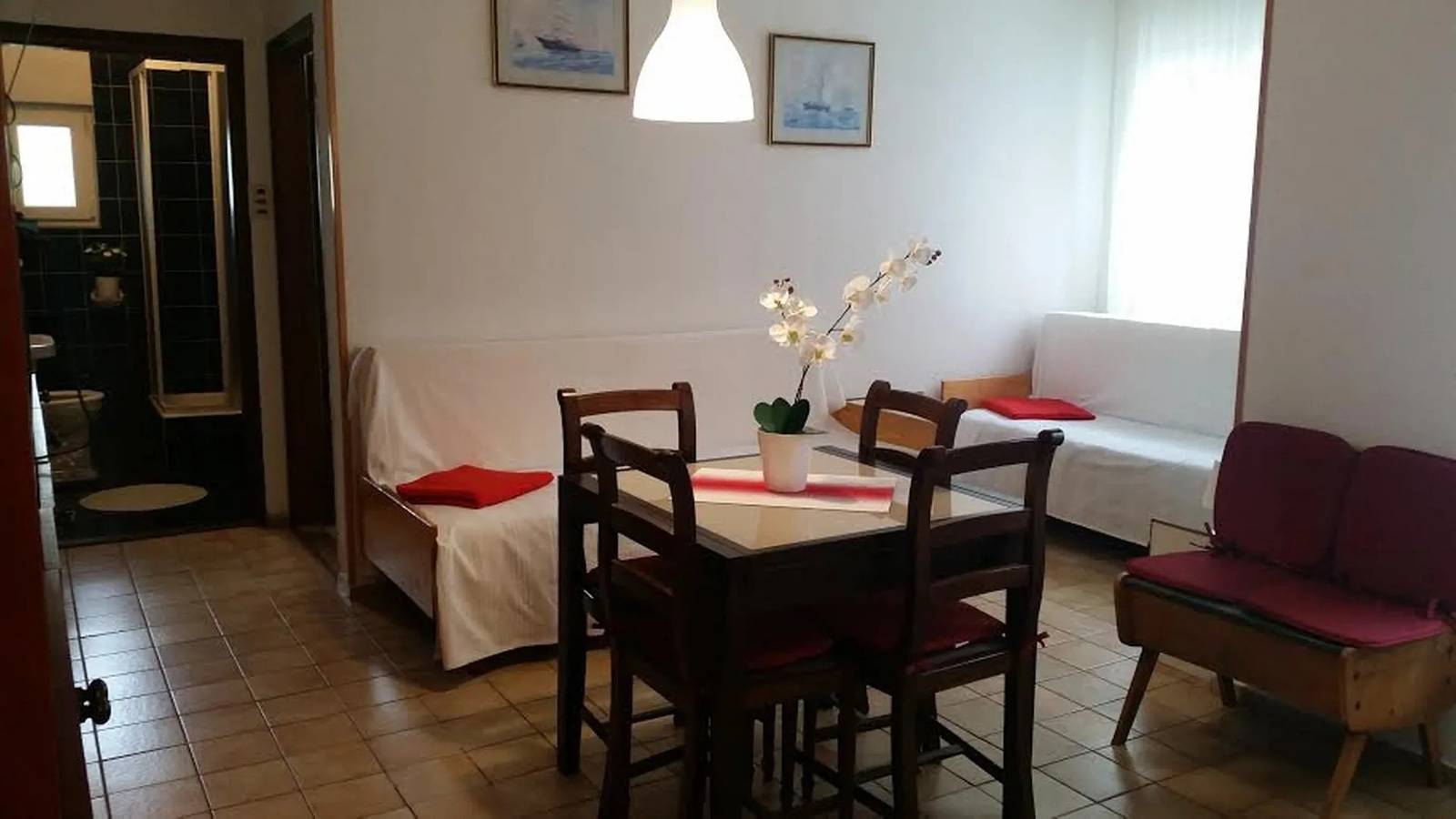 Cały apartament, Jednopokojowy apartament z tarasem i widokiem na morze Bakarac, Kraljevica A-21710-a in Bakarac, Kraljevica
