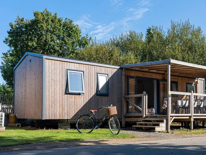 Camping Les Alizés - Mobilheim 8 personen - Presta + 40m² - 4 Schlafzimmer 2 Badezimmer Tv + Klimaanlage in Lannion, Ceinture Dorée