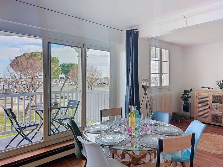 Gîte pour 6 personnes, avec Balcon et Vue dans Port d'Arcachon