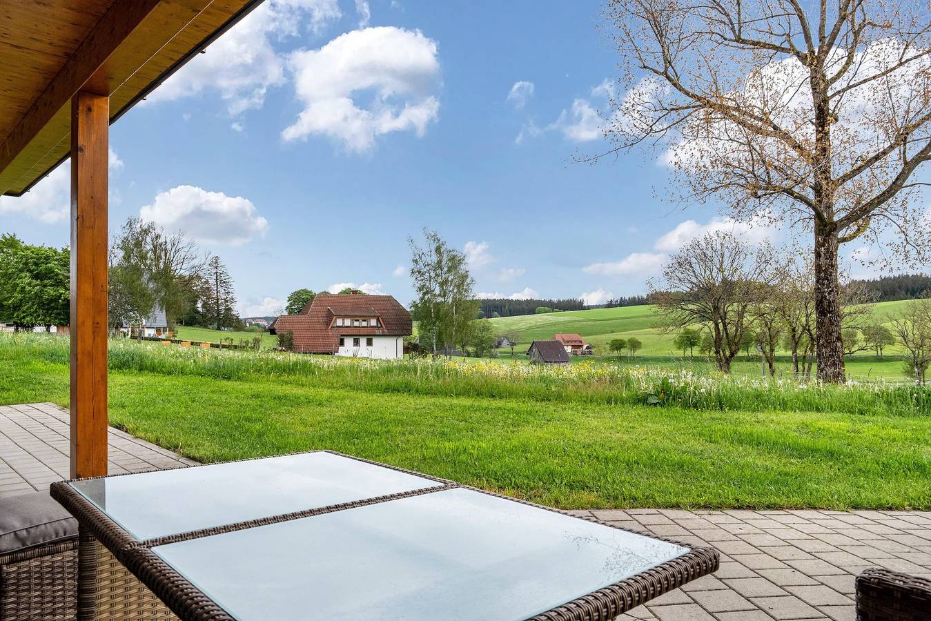 Ganze Wohnung, Apartment Sommerau mit privater Terrasse  in St. Georgen, Mittlerer Schwarzwald