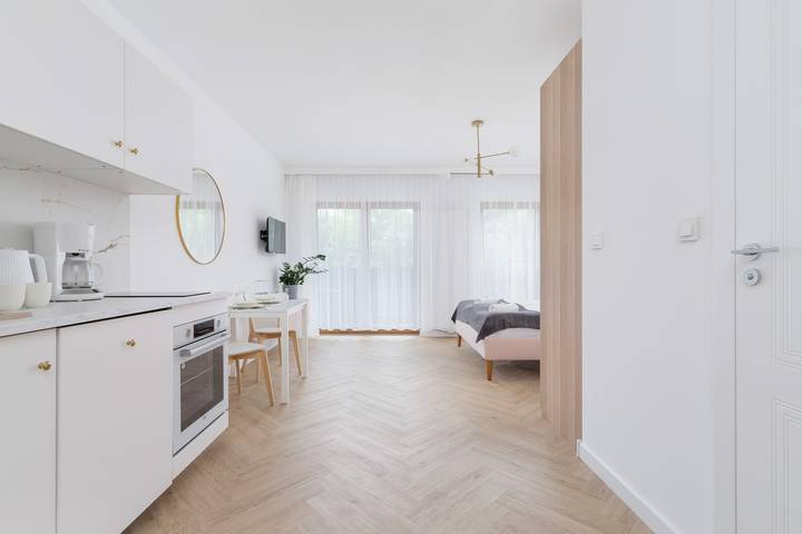 Ganze Ferienwohnung, Modern Studio in Katowice | Parking and Balcony in Kattowitz, Schlesien