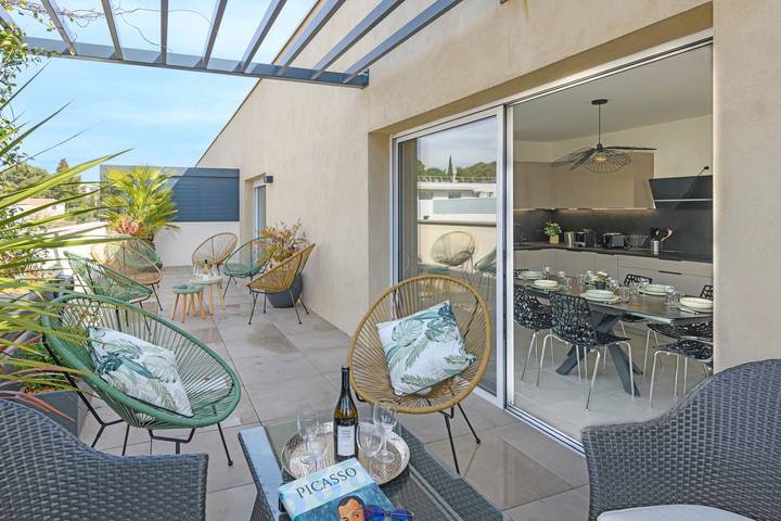 Appartement de vacances pour 6 personnes, avec Terrasse à Nîmes