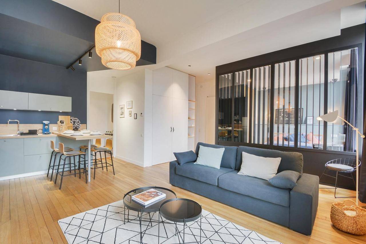Appartement entier, Loft Doryan ! Blue Haussmannien - Centre Gare - Excelsior - 2 à 4 pers in Nancy, Région de Nancy