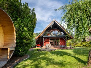 Ferienhaus für 4 Personen, mit Garten und Balkon sowie Sauna, kinderfreundlich in Burg (Spreewald)