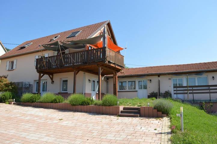 Chambre d’hôte pour 2 personnes, avec Terrasse ainsi que Jardin et Vue