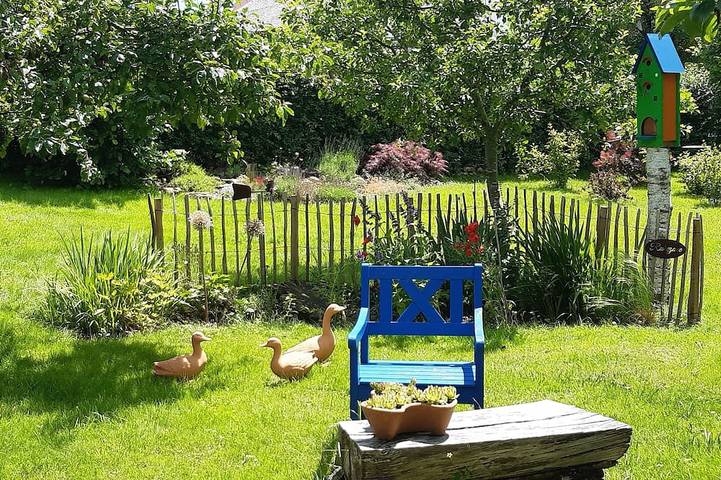 Ferienhaus für 6 Personen, mit Terrasse und Garten am Illmensee