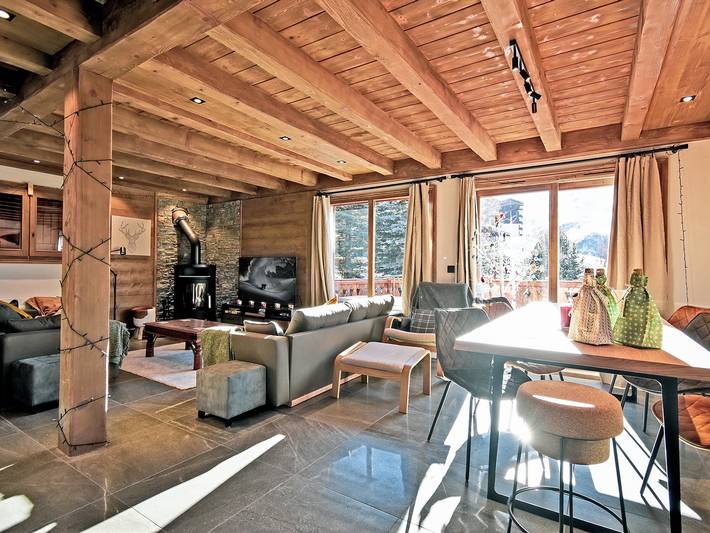 Chalet für 10 Personen, mit Terrasse und Sauna in Les Menuires - 4