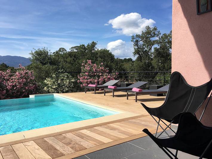 Villa pour 10 personnes, avec jardin ainsi que piscine et terrasse, animaux acceptés en Corse-du-Sud - 3
