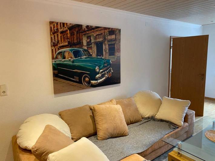 Ferienhaus für 6 Personen, mit Balkon und Terrasse sowie Garten und Ausblick
