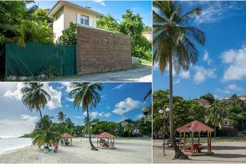 Location de vacances pour 3 personnes, avec terrasse ainsi que jardin et vue à Rivière-Pilote