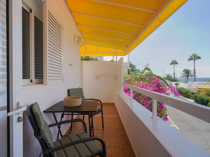 Bungalow para 4 personas, con Vistas al mar y Balcón además de Terraza y Jardín en San Agustín 