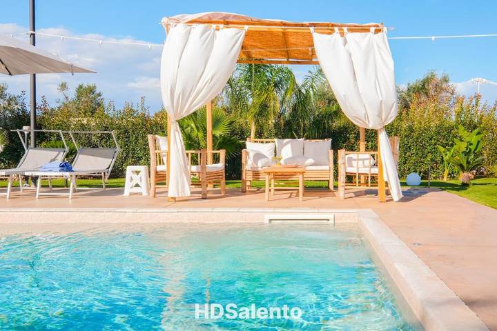 Gîte pour 12 personnes, avec jardin et piscine, animaux acceptés à Specchia - 3