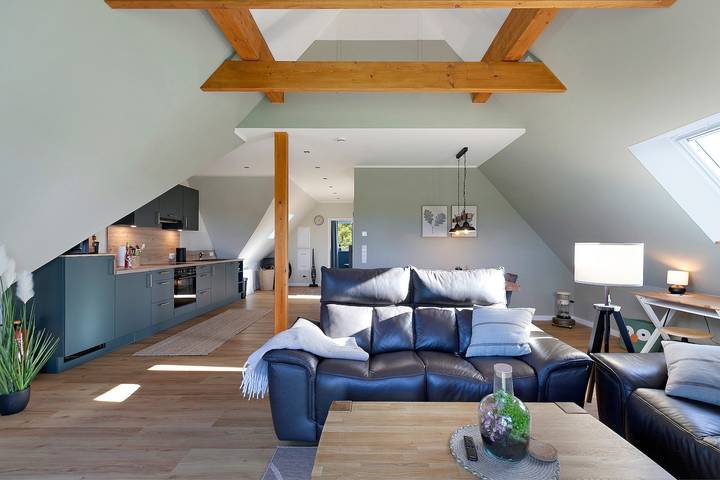 Apartamento inteiro, Apartamento 'Hygge Loft' com Wi-Fi in Högel, Grünes Binnenland