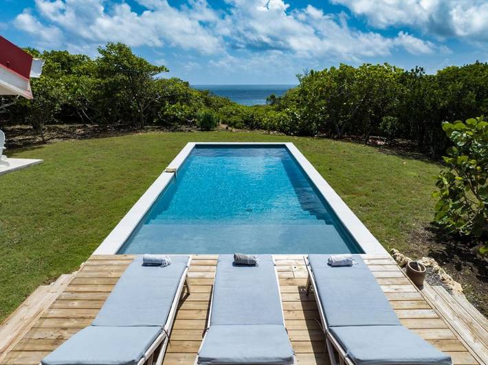 Location de vacances pour 8 personnes, avec jardin ainsi que piscine et vue dans Saint-Louis (Marie-Galante) - 2