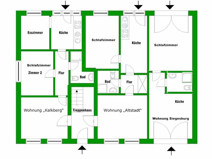 Ferienwohnung für 4 Personen, mit Terrasse in Bad Segeberg - 4