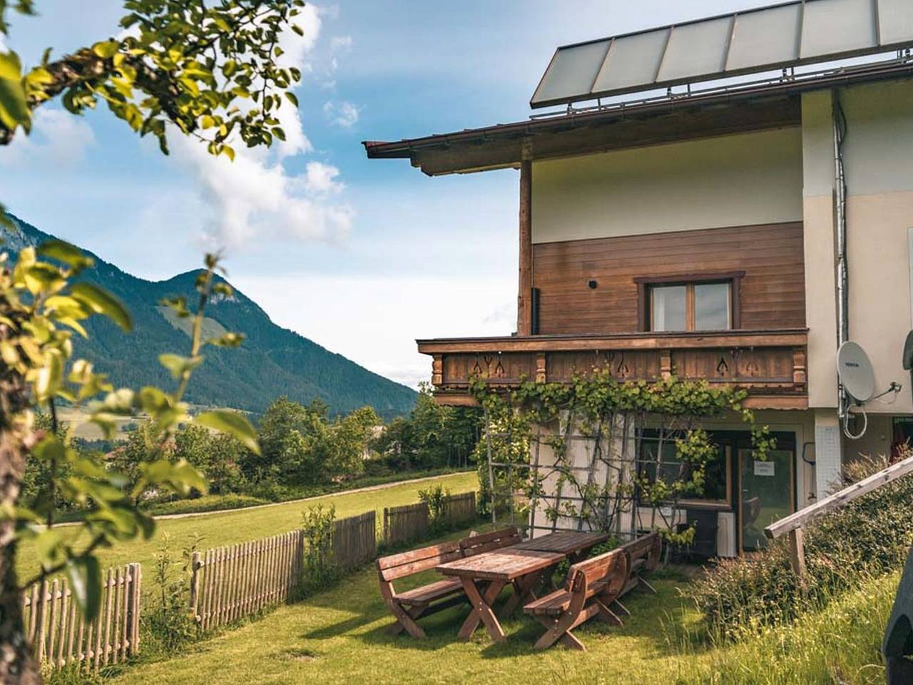 Ferienhaus mit Sauna direkt an der Skipiste in Itter, Kaisergebirge