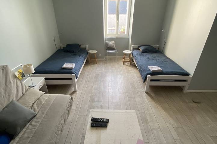 Location de vacances pour 4 personnes, avec terrasse, animaux acceptés dans Plage Lehan - 3