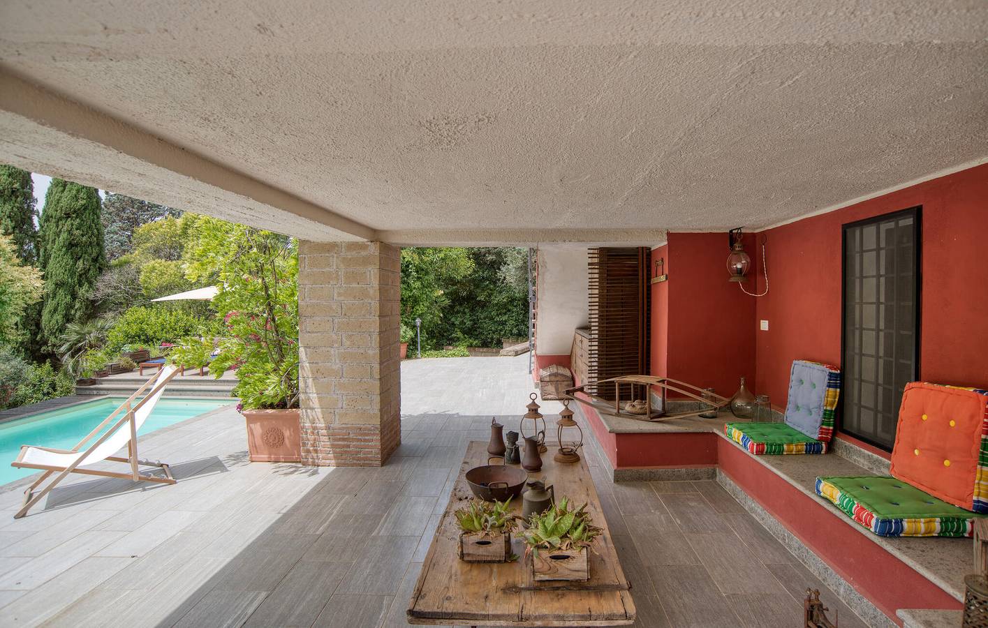 Luxuriöse 2-Zimmer-Wohnung mit WLAN, Klimaanlage, Parkplatz, Terrasse und Küche in Sutri, Viterbo Provinz