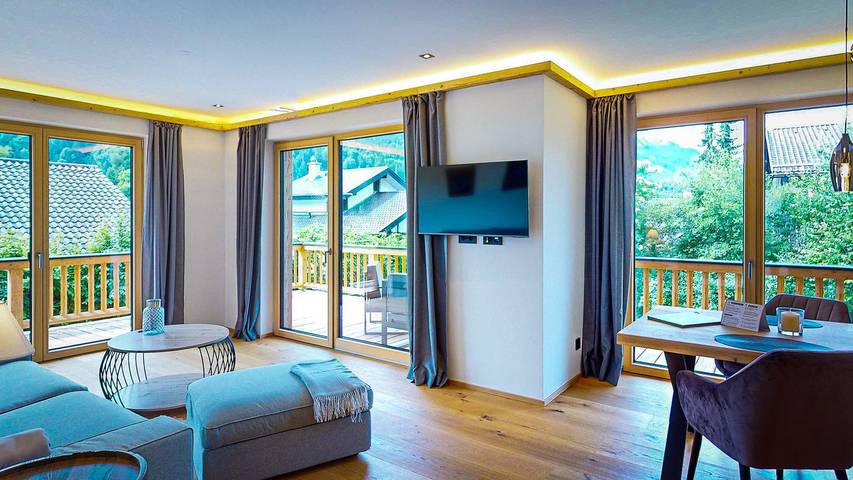 Hütte für 4 Personen, mit Balkon und Garten sowie Ausblick in Garmisch-Partenkirchen