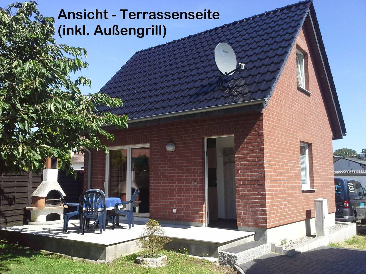 Kleines Ferienhaus mit Garten in Wismar in Wismar, North-West Mecklenburg (Wismar region)
