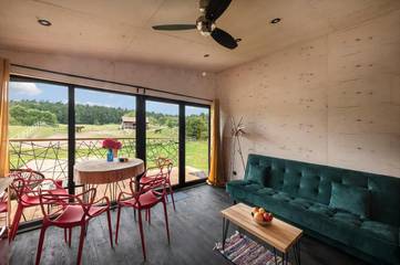 Lodge für 4 Personen, mit Sauna und Whirlpool sowie Garten in den Masuren