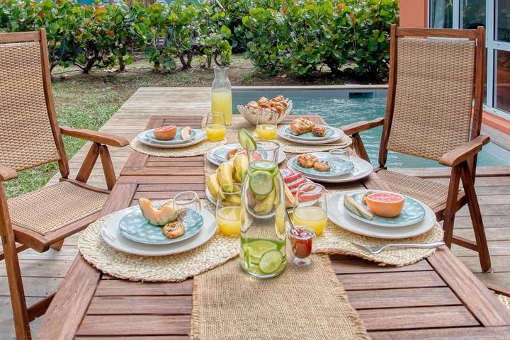 Gîte pour 4 personnes, avec jardin ainsi que vue et piscine en Martinique - 4