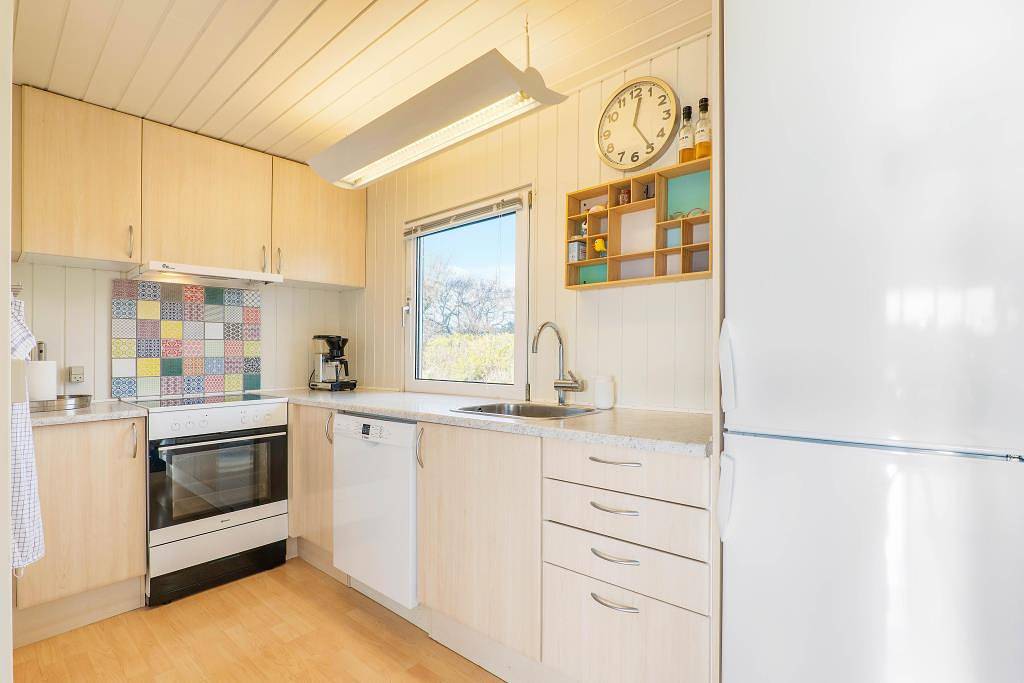 Helles, gemütliches Ferienhaus mit Kaminofen in Søndervig in Søndervig, Holmsland Klit