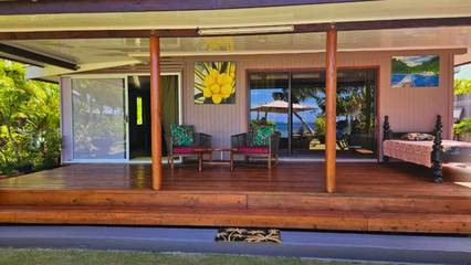 Location de vacances pour 4 personnes, avec jardin dans Mo'orea