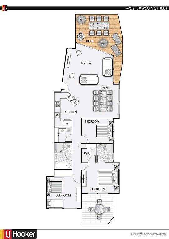 Ganze Wohnung, Byron Surfside 4 @ Clarkes Beach in Byron Bay, New South Wales