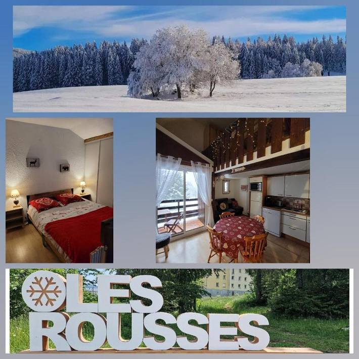 Location de vacances pour 5 personnes, avec jardin et vue à Les Rousses