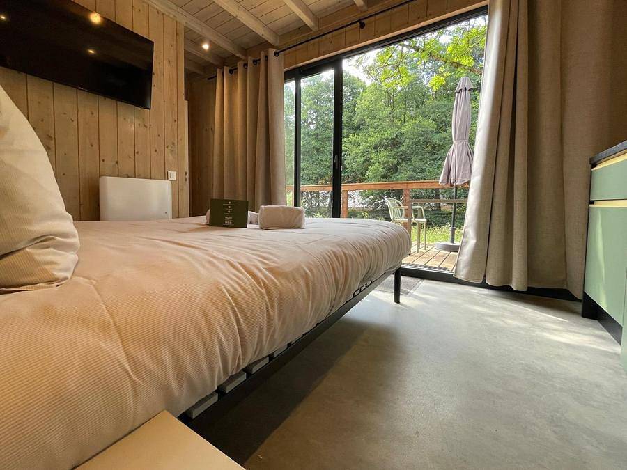Camping Le Hameau de l'Ourthe - Lodge 2 personnes - Cocon de l'Ourthe in Houffalize, Région de Bastogne