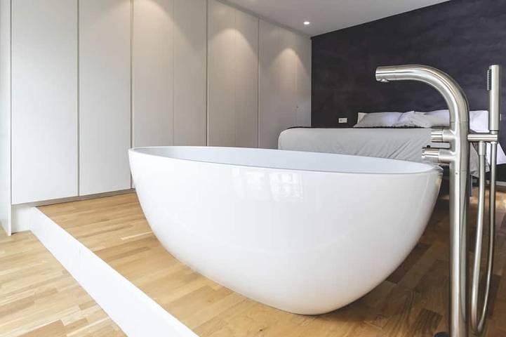 Ganze Wohnung, Bravissimo La Rambla Penthouse, mit Terrasse mit Blick auf die Rambla in Girona, Gironès