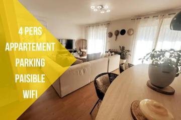 Gîte pour 4 personnes, avec jardin à Blotzheim