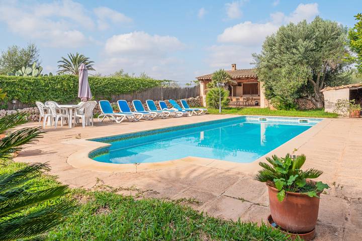 Casa de vacaciones para 6 personas, con jardín en Migjorn