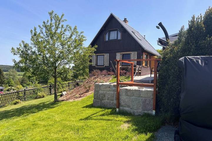 Ferienhaus für 4 Personen, mit Sauna und Garten im Vogtland