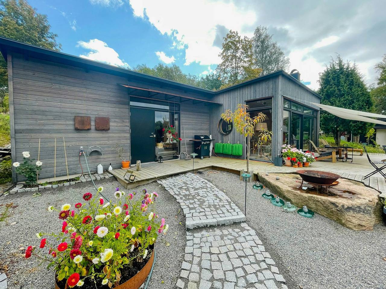 Moderne Ferienhaus mit Terrasse in Vidöstern in Värnamo, Jönköpings län