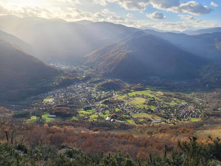 Ferme pour 2 personnes, avec jardin et vue dans l' Ariège